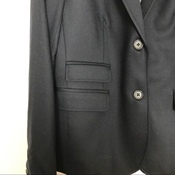 J. Crew Navy Wool Schoolboy Blazer 2 Button 4T - Picture 5 of 8